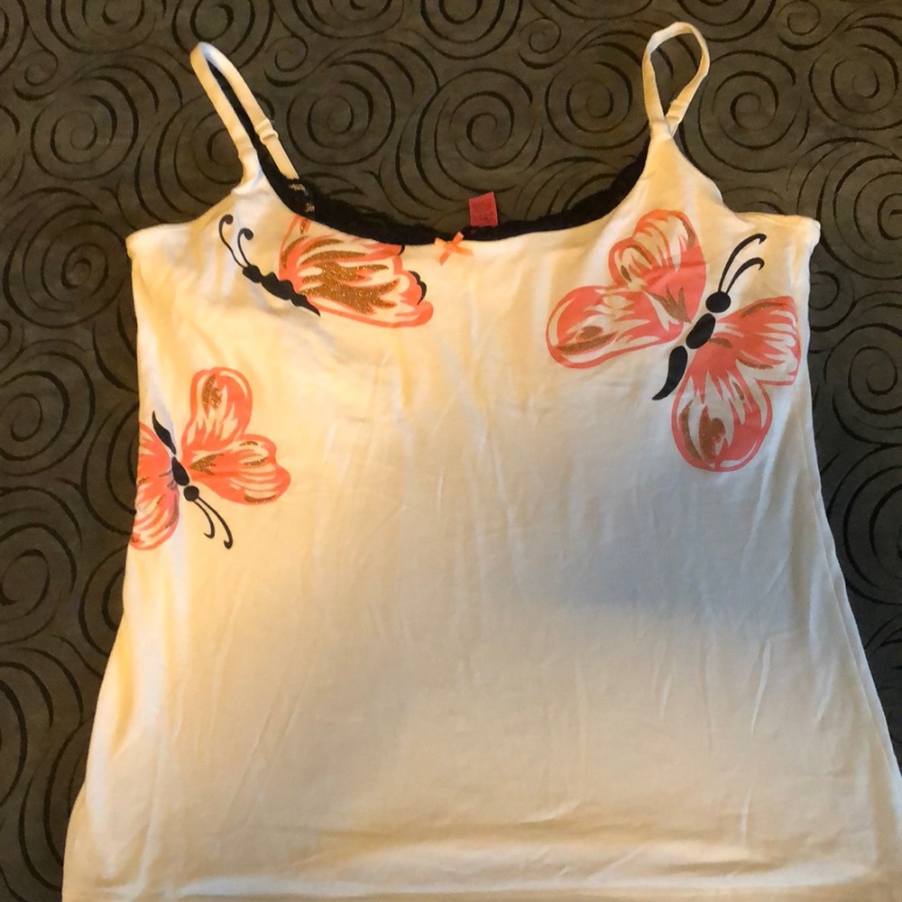 Betsey Johnson butterfly tank size large